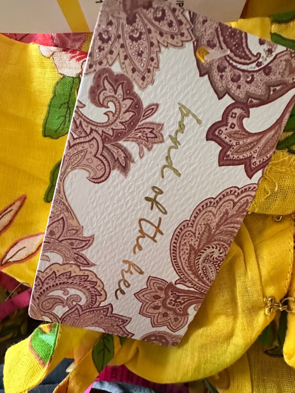 NWT Band of the Free Yellow and Pink Floral Sundress boho festival vibes- MEDIUM - Picture 10 of 13